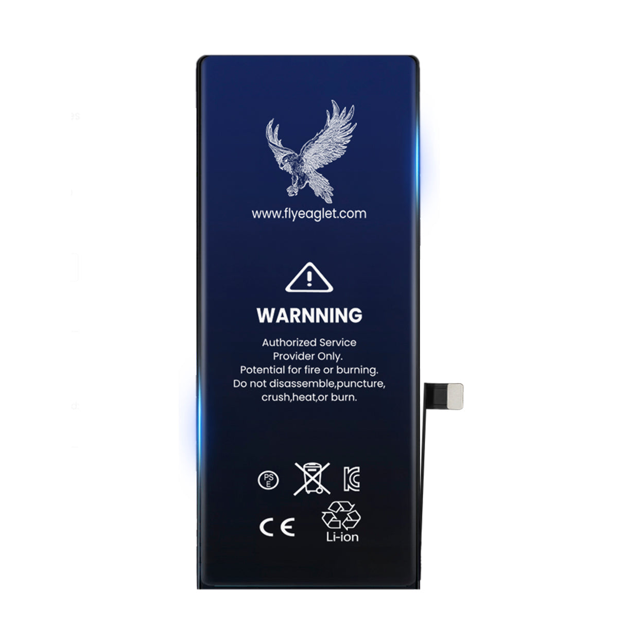 High Capacity iPhone XR Battery Replacement Original BMS Low Impedance & 800 Cycles Maximum |3500 mAh|-Fly Eagle Feaglet Battery