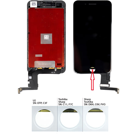 Wholesale For iPhone 7 Plus Screen Replacement LCD Display C11 100% Original