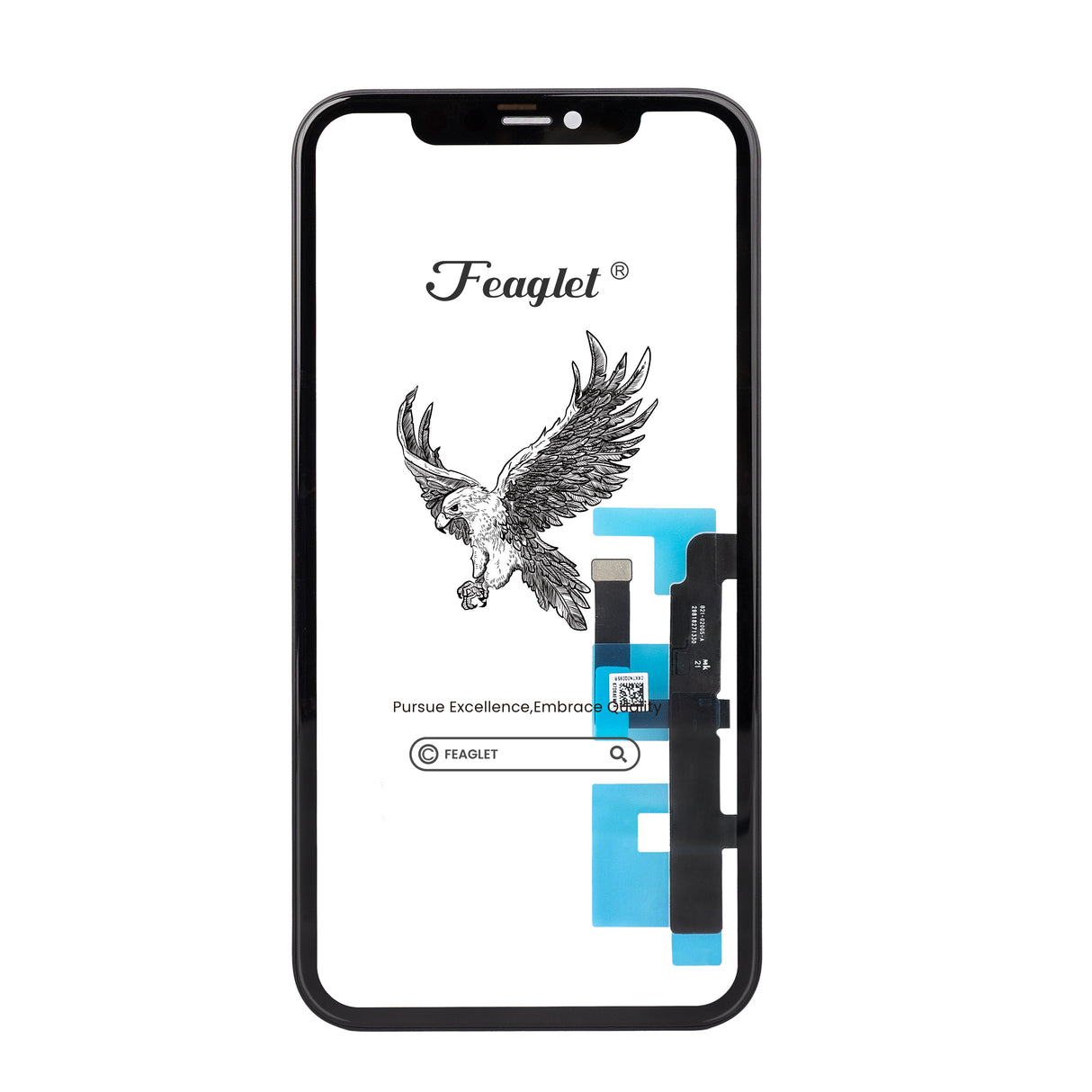 iPhone 11 Touch Screen Digitizer Replacement (With OCA& Frame) |for iPhone Display Repair| Original Materials Not bluish & 100% tested|-fly eagle feaglet Original